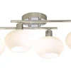Elba Plafond 60cm Krom/Opalvit IP44