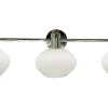 Elba Vägglampa Krom/Opalvit IP44