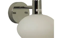 Elba Vägglampa Krom/Opalvit IP44