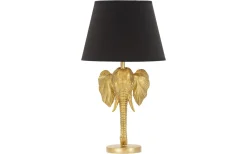 Elephant Bordslampa Elefant 59cm Guld/Svart