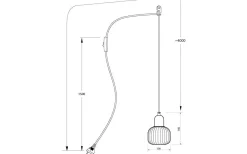 Elin Fönsterlampa 10cm Stål/Opal