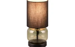 Elio Bordslampa E27 matt svart/grön