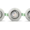 Ellen 230V Spotlight Dim to Warm 2200-2700K 6W Borstad Stål 3-pack IP65