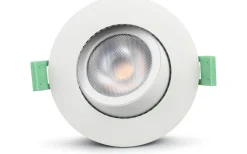 Ellen 230V Spotlight Dim to Warm 2200-2700K 6W Vit 3-pack IP65