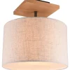Elmau Plafond E27 naturvit
