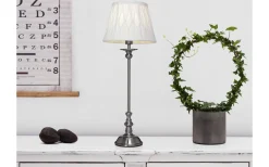 Elsa Lampfot 48cm Borstad Krom