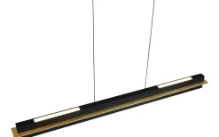 Emerson Takpendel LED matt svart/guld