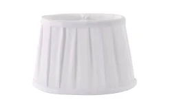 Emily Lampskärm Oval 22cm Vit