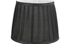 Emily Plisserad Lampskärm Ø24cm Svart