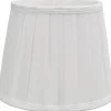 Emily Plisserad Lampskärm Ø24cm Vit