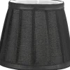 Emily Plisserad Lampskärm Ø16cm Svart