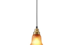 Emmi Fönsterlampa 12cm Amber/Mässing