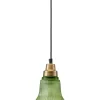 Emmi Fönsterlampa 12cm Grön/Mässing