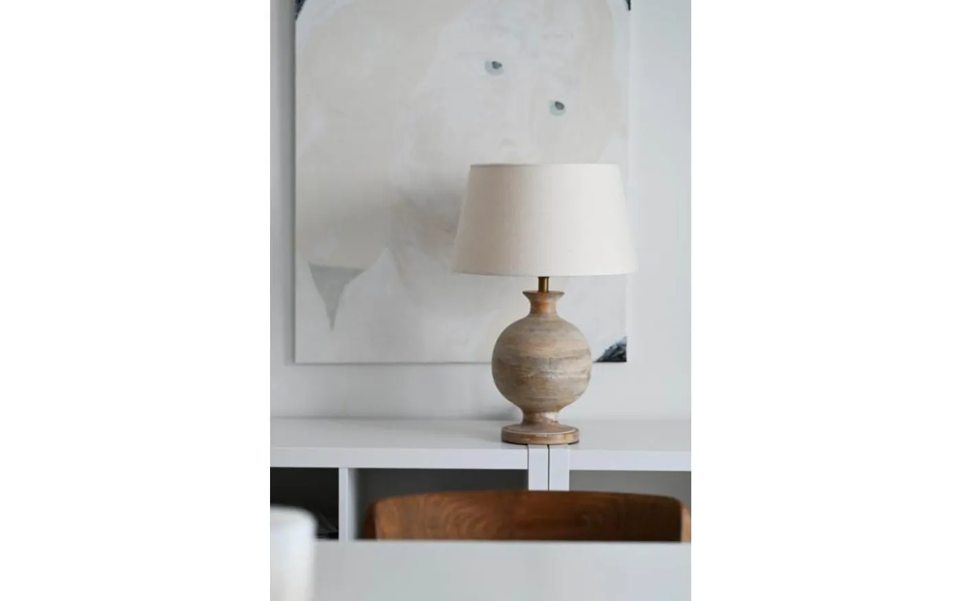 Engelska Fröskal Lampskärm Cylinder Ø20cm Beige