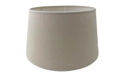 Engelska Fröskal Lampskärm Oval 30cm Beige