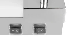 Enrico H2O LED + 2xGU10 Vägglampa 90cm krom IP44