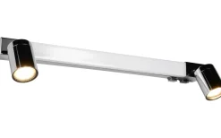 Enrico H2O LED + 2xGU10 Vägglampa 60cm krom IP44
