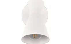 Enzo Vägglampa E27 matt vit