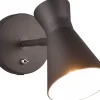 Enzo Vägglampa E27 mattsvart