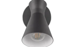 Enzo Vägglampa E27 mattsvart