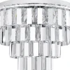 Erseka Kristallplafond 49cm Krom