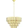 Erseka Taklampa Kristall 49cm Mässing