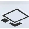 Espartaco Square Plafond 42,5cm LED 3000-6500K 17,4W med Fjärrkontroll Vit