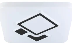 Espartaco Square Plafond 42,5cm LED 3000-6500K 17,4W med Fjärrkontroll Vit