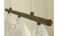 Espresso Taklampa 71cm Vit/Trä
