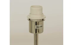 Ester Lampfot 43cm Silver