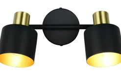 Eva Spotlight 2-delad E14 svart/guld
