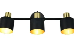 Eva Spotlight 3-delad E14 svart/guld