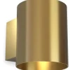Evoke S Vägglampa Mässing IP44