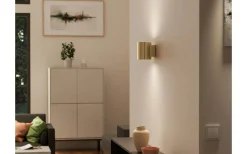 Evoke S Vägglampa Mässing IP44