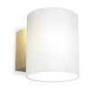 Evoke S Vägglampa Mässing/Opalglas IP44