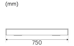 Extend G2 LED Bänkbelysning 75cm 4000K 9,9W 24V