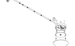 Extention Kabelkanal 157cm Vit