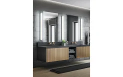 Fabio H2O Vägglampa LED 120cm krom IP44