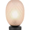 Facette Bordslampa E27 matt svart/bärnstensfärgad