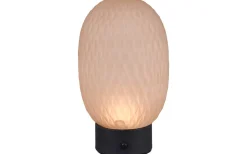 Facette Bordslampa LED bärnstensfärgad/mattsvart uppladdningsbar