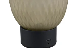 Facette Bordslampa LED grön/mattsvart uppladdningsbar