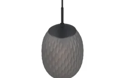 Facette Fönsterlampa 17,5cm E27 mattsvart/rök