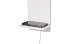 Fairfield Vägglampa LED mattvit med laddningsstation