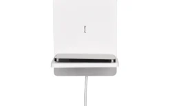 Fairfield Vägglampa LED mattvit med laddningsstation