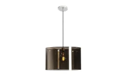 Fancy Taklampa Ø50cm Rökfärgad Folie