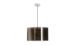 Fancy Taklampa Ø50cm Rökfärgad Folie