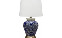 Fang Hong Lampfot 38cm Mörkblå