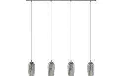 Farsala Taklampa 98cm G9 LED 3000K 4x3W Nickel