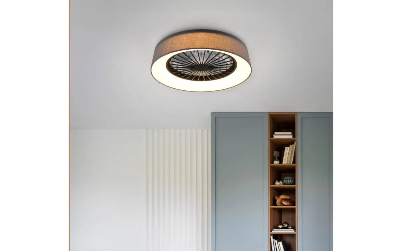 Farsund Takfläkt 49cm LED grå
