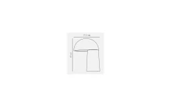 Faye Uppladdningsbar Bordslampa 21cm Svart